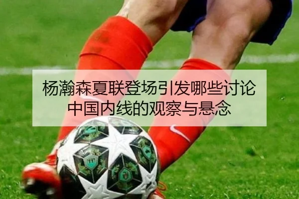 杨瀚森夏联登场引发哪些讨论 中国内线的观察与悬念